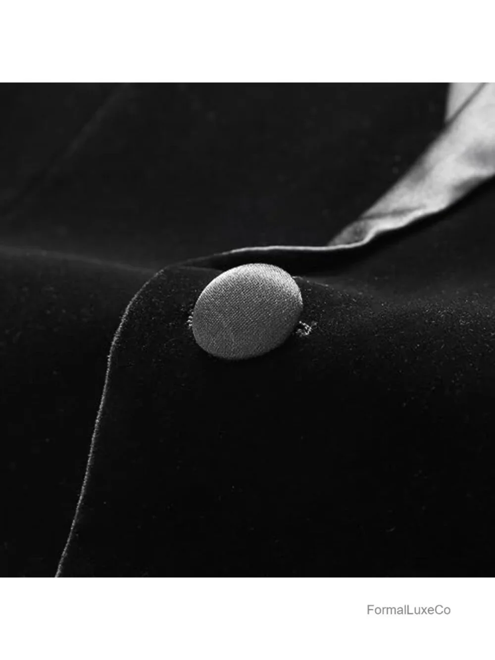 Men's Velvet Blazer Slim Fit Suit Jacket Wedding Prom Tuxedo One Button